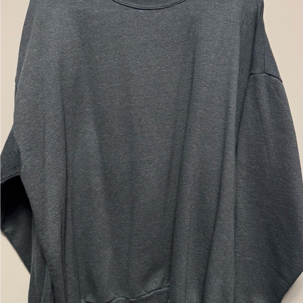 Jerzees Dark Gray Crewneck Sweatshirt